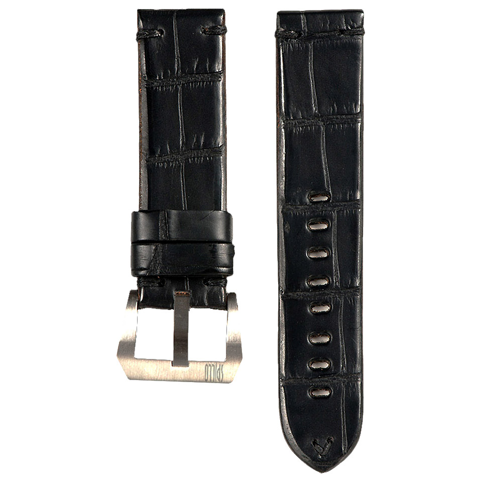 Spillo-Strap18-Alligator-Black Spillo-Strap18-Alligator-Black