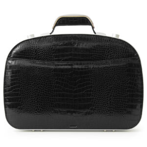 BLAUDESIGN Briefcase Crocodile Black