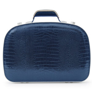 BLAUDESIGN Briefcase Crocodile Navy