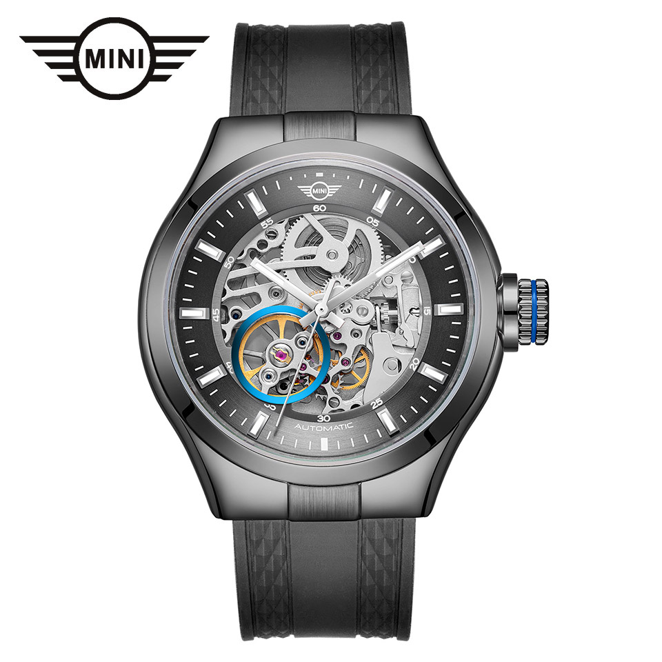 mini161801_01 MINI AUTOMATIC WATCH 161801 BLACK