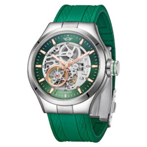 MINI AUTOMATIC WATCH GREEN 161802 (SV crown)