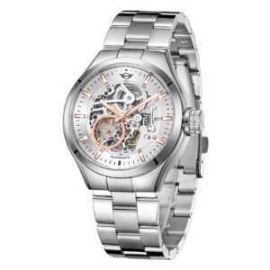 MINI オートマティックウォッチ シルバー/ホワイト 161808A SSブレスレット