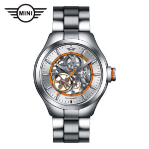 MINI AUTOMATIC WATCH SILVER/ORANGE 161811A