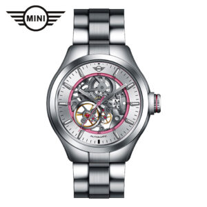 MINI AUTOMATIC WATCH SILVER/PINK 161819A