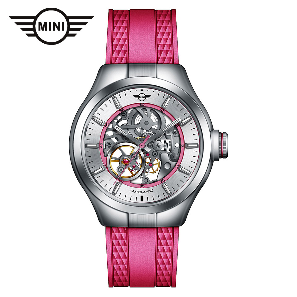 mini161819_01 MINI AUTOMATIC WATCH PINK 161819