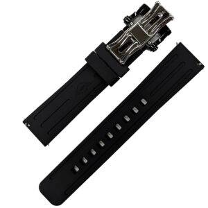 MINI シリコンラバーベルト 20mm ブラック 裏 MA-2
