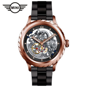 MINI スケルトンオートマティックウォッチ ローズゴールド/ブラック/ガンメタル 162010A