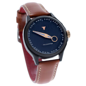 Trifoglio Italia PHILOSOPHER PH121BKBL ブラック/ネイビー /ブラウン ワンハンドウォッチ