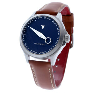 Trifoglio Italia PHILOSOPHER PH121SSBL ネイビー/ブラウン ワンハンドウォッチ