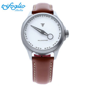 Trifoglio Italia PHILOSOPHER PH121SSWH ホワイト/ ブラウン 単針腕時計