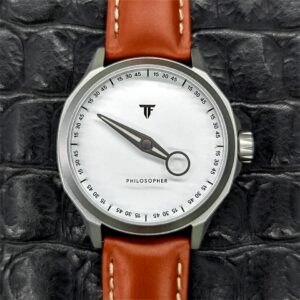 Trifoglio Italia PHILOSOPHER PH121SSWH ホワイト/ブラウン ワンハンドウォッチ