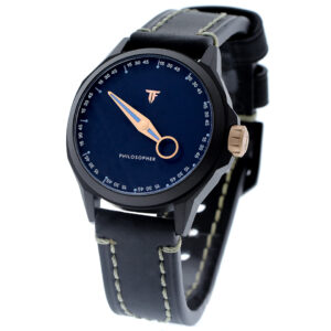 Trifoglio Italia PHILOSOPHER PH612BKBL ネイビー/ブラック ワンハンドウォッチ