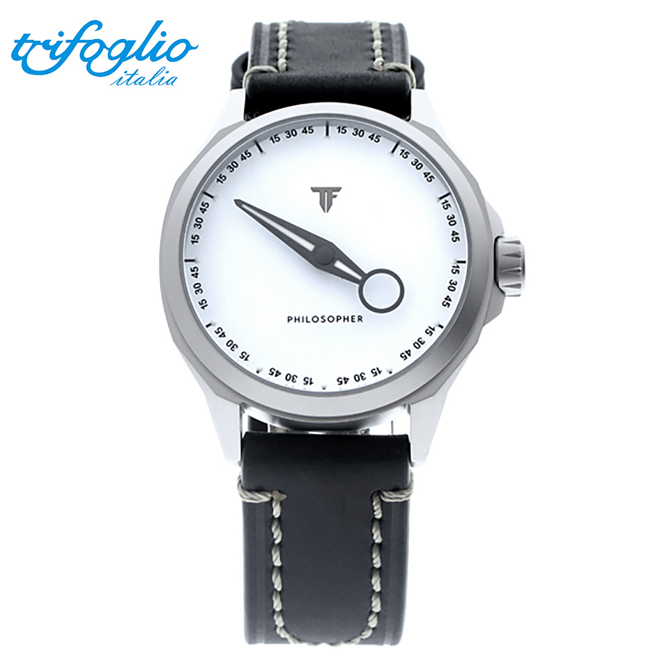 PH612SSWH01 Trifoglio Italia PHILOSOPHER PH612SSWH ホワイト/ブラック 単針腕時計