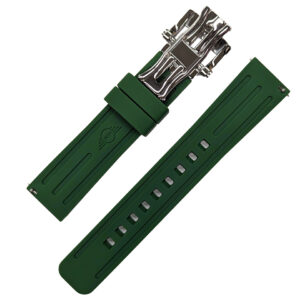 MINI シリコンラバーベルト 20mm グリーン 裏 MA-2