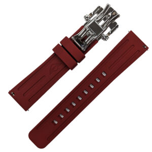 MINI シリコンラバーベルト 20mm レッド 裏 MA-2