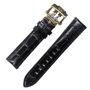 MINI レザーベルト 20mm ブラック/ゴールド