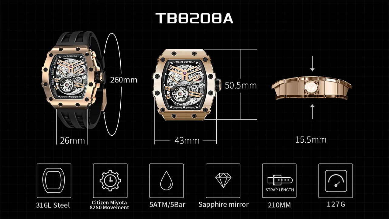 tb8208a_specs TSARBOMBA TB8208A スペック表