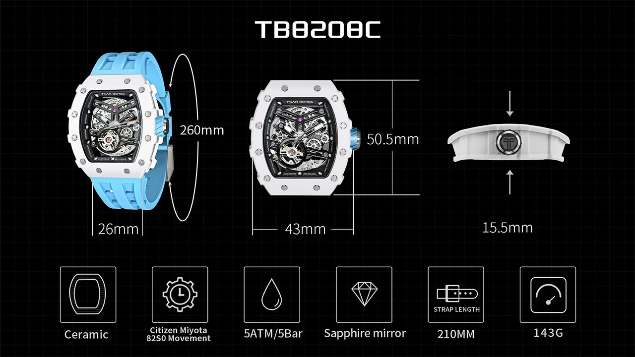 tb8208c_specs TSARBOMBA TB8208C スペック表