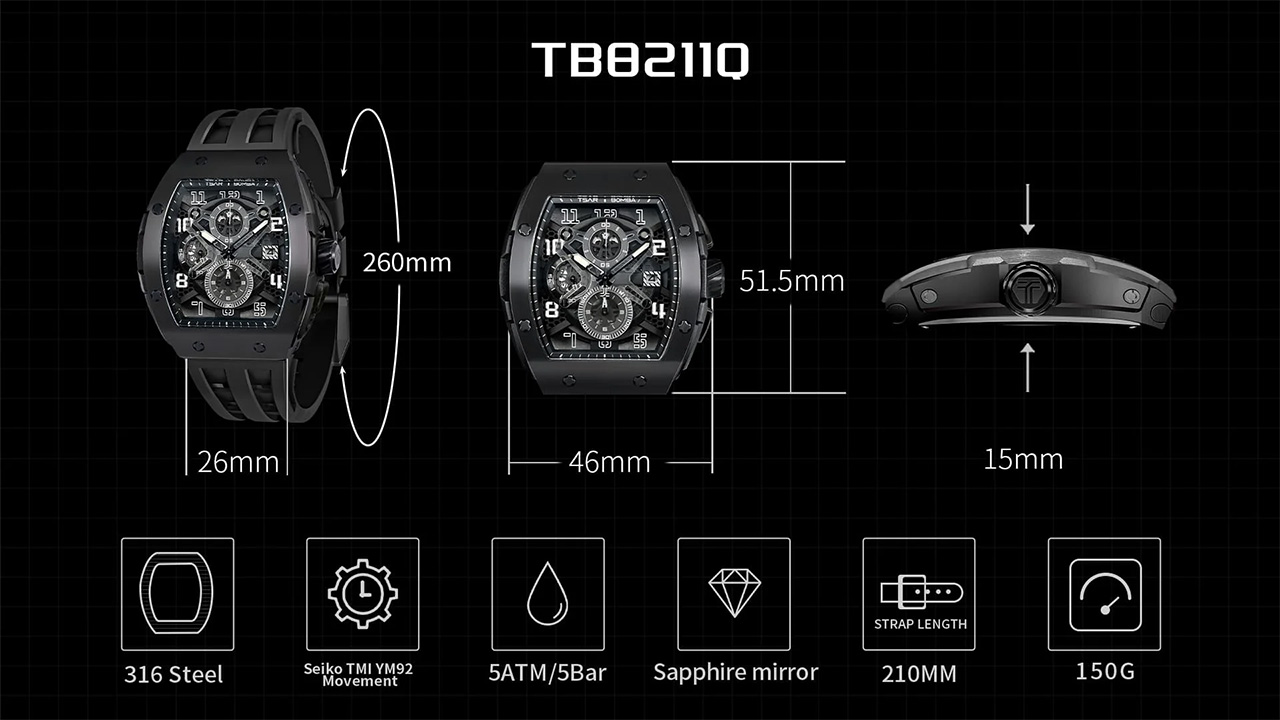tb8211q_specs TSARBOMBA TB8211Q スペック表