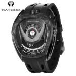 TSARBOMBA TB8213A-06 カーボン ブラック サーボンバ 腕時計