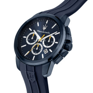 マセラティ スクセッソ メンズ腕時計 ブルー/ブルー