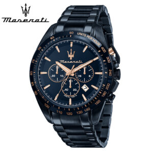 マセラティ トラガード メンズ腕時計 クロノグラフ ブルー/ブルー