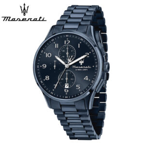 マセラティ ソルパッソ メンズ腕時計 クロノグラフ ブルー/ブルー