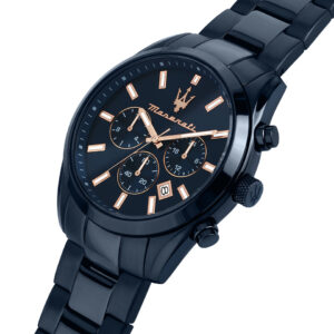 マセラティ アトラツィオ―ネ メンズ腕時計 ブルー/ブルー