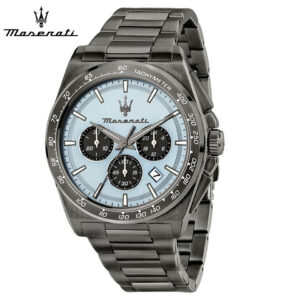 マセラティ ウォッチ ベロチタ メンズ腕時計 シエロブルー/ガンメタル R8873652004