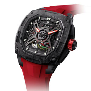 TSAR BOMBA DARK MATTER RED TB8605-01 Skeleton Automatic Watch